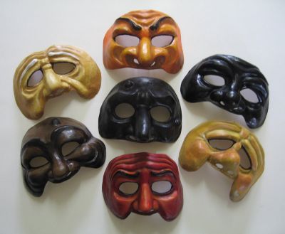 Commedia Masks